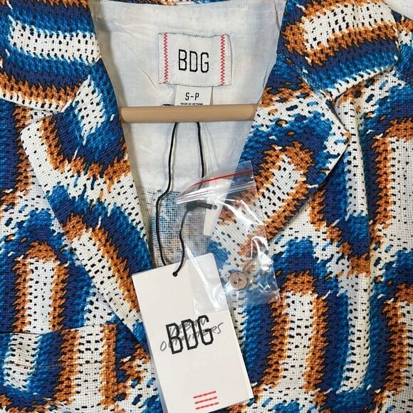 BDG‎ Dylan Linen Souvenir Button-Down Shirt  Women Small-NWT - Picture 4 of 8